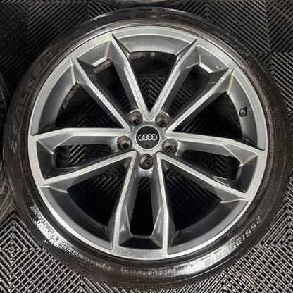 19'' GENUINE AUDI A5 S LINE S5 ALLOY WHEELS ALLOYS TYRES 8W0601025DF