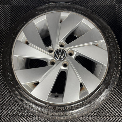 17'' GENUINE VW GOLF BELMONT MK8 MK7 MK6 ALLOY WHEELS TYRES ALLOYS 5H0601025C