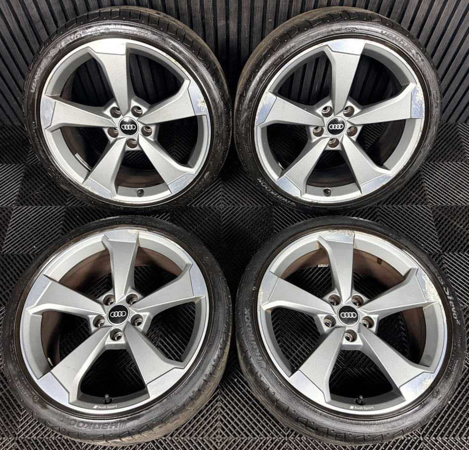 19'' Audi A4 S Line Black Edition B8 B9 Rotor Wheels Alloys 8W0601025CG Genuine