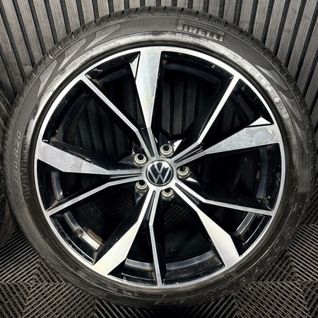 20'' VW Tiguan R Line Misano Alloy Wheels Tyres Alloys 5NA601025AH Genuine
