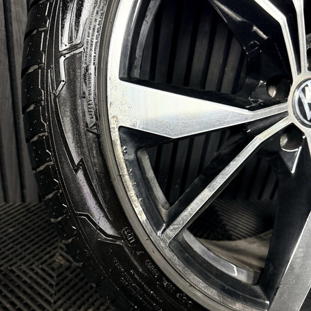 1X 20'' VW Tiguan Misano R Line 5NA601025AH Black DC Alloy Tyre Wheel Genuine
