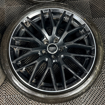19'' Audi A5 S Line S5 Black Editions Wheel Alloys Tyres 8T0601025DL Genuine