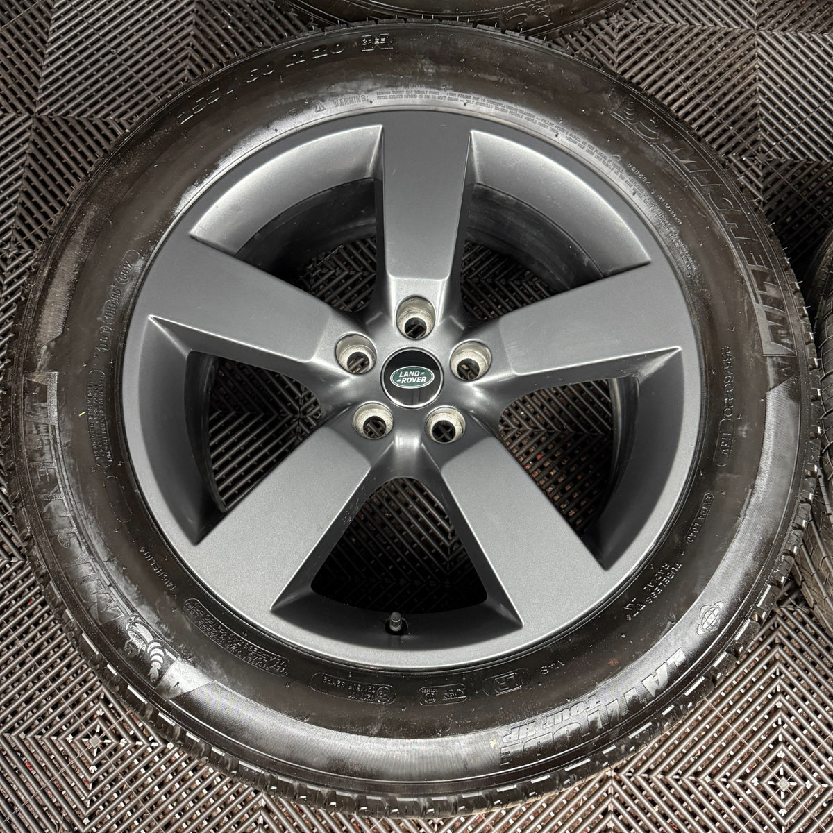 20'' GENUINE LAND ROVER DEFENDER 5 SPOKE GREY 5098 ALLOY WHEELS TYRES ALLOYS