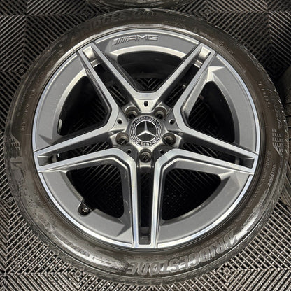 18'' GENUINE MERCEDES AMG A CLASS CLA B ALLOY WHEELS TYRES ALLOYS W177 5X112