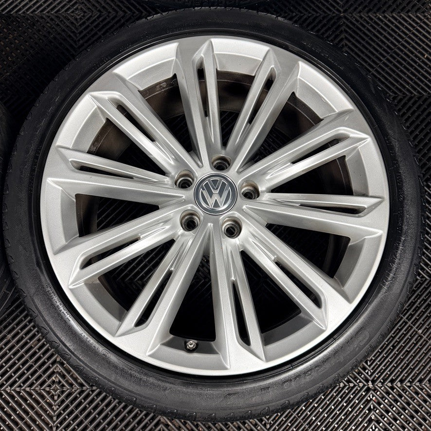 19'' VW Passat B8 Verona R Line Wheels Tyres Alloys 3G0601025R Genuine