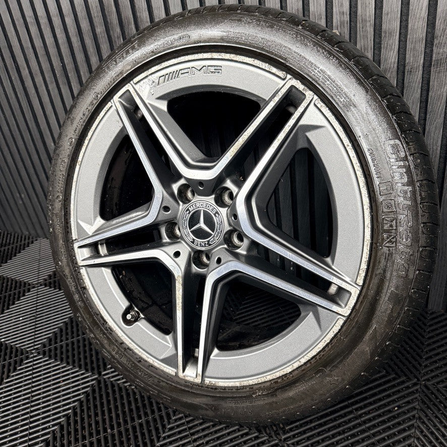 1X 18'' AMG Mercedes A Class CLA W177 Sport Alloy Wheel Tyre A1774011500 Genuine