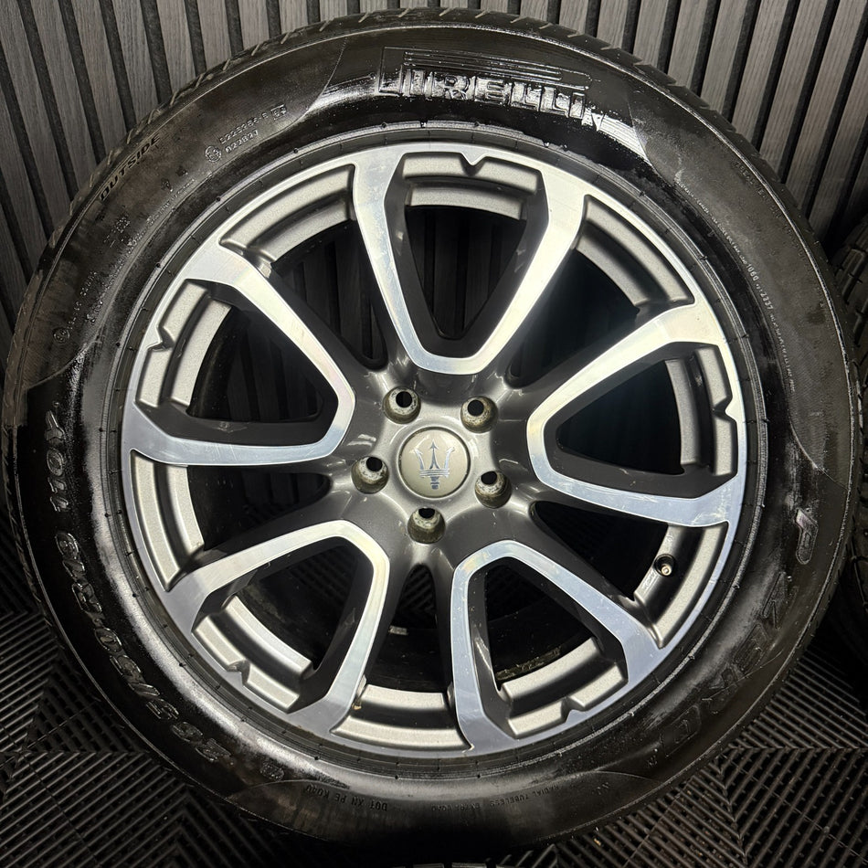 19'' GENUINE MASERATI LEVANTE D V6 ALLOY WHEELS TYRES 670044699