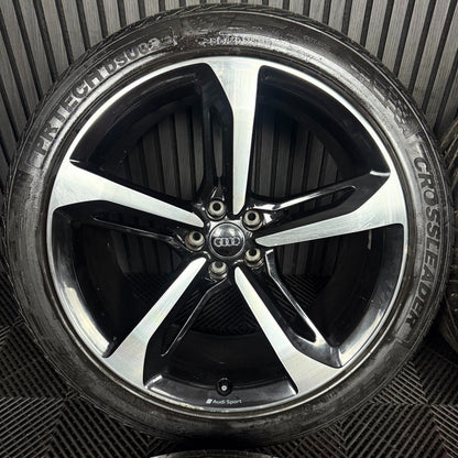 21'' GENUINE AUDI Q7 S LINE RS GREY DC ALLOY WHEELS ALLOYS TYRES 4M0601025S