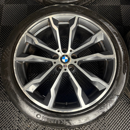20'' GENUINE BMW X3 X4 G01 G02 699 M SPORT ALLOY WHEELS TYRES ALLOYS 8010268 69