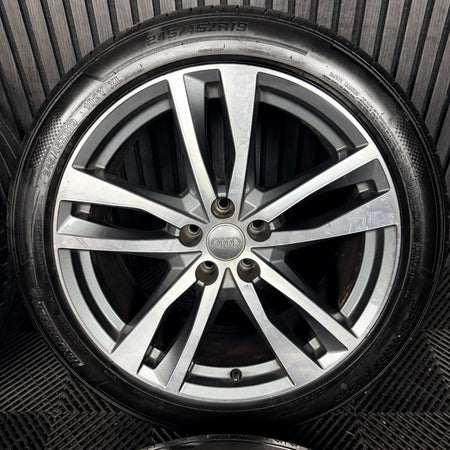 19'' Audi A6 C8 S Line 5 Double Spoke Alloy Wheels Tyres 4K0601025H Genuine
