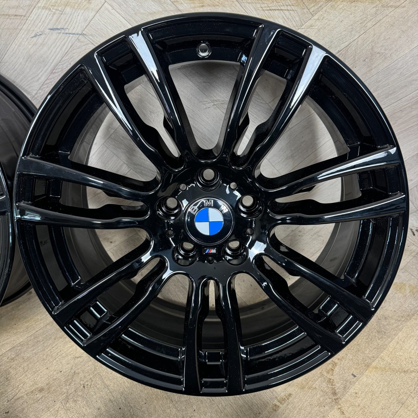 19" GENUINE BMW 3 SERIES 403 BLACK M SPORT F30 F31 F32 E90 E92 ALLOY WHEELS