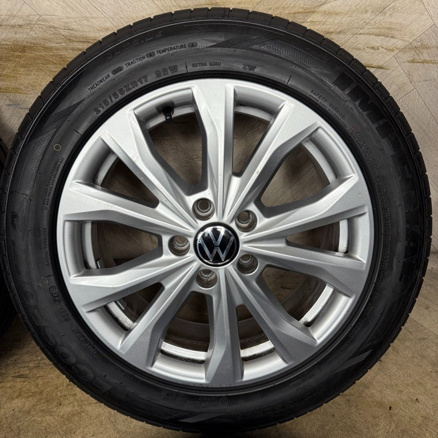 17'' GENUINE VW CADDY BARAHONA ALLOY ALLOYS WHEELS TYRES 2K7601025A