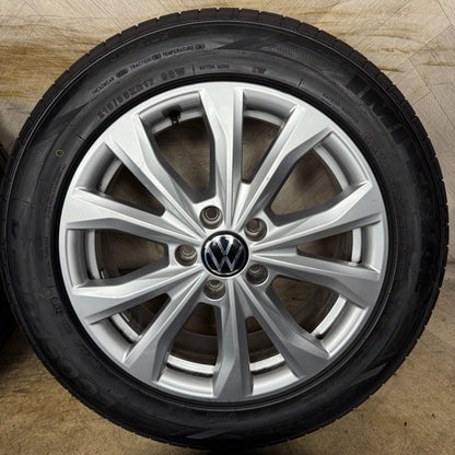 17'' GENUINE VW CADDY BARAHONA ALLOY ALLOYS WHEELS TYRES 2K7601025A