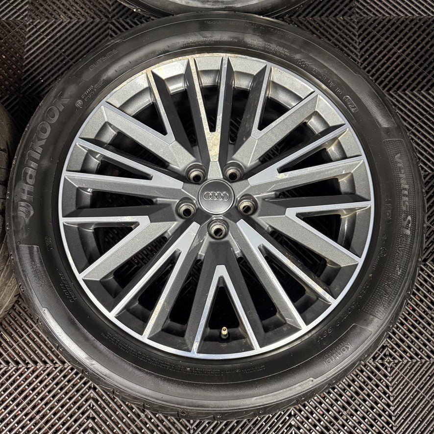 19'' GENUINE AUDI Q3 S LINE MULTISPOKE DC ALLOY WHEELS TYRE ALLOYS 83A601025L