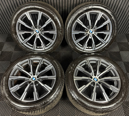 20'' GENUINE BMW X5 X6 G05 G06 740M SPORT ALLOYS WHEELS ALLOYS TYRES