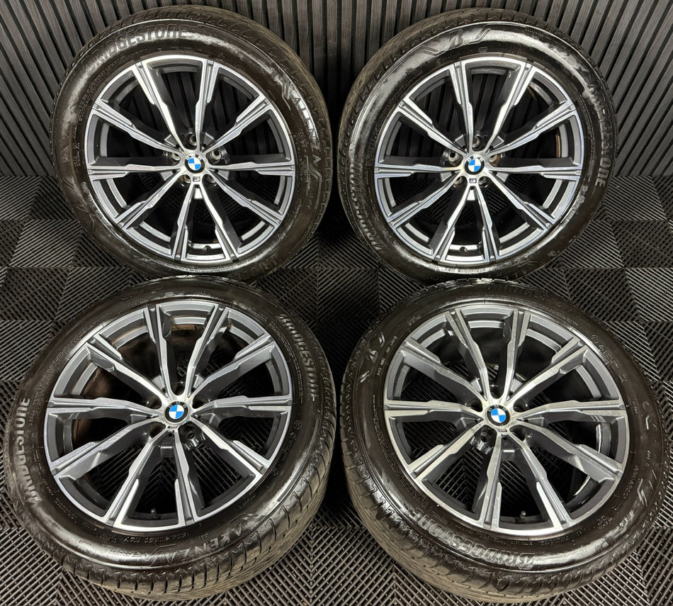 20'' GENUINE BMW X5 X6 G05 G06 740M SPORT ALLOYS WHEELS ALLOYS TYRES