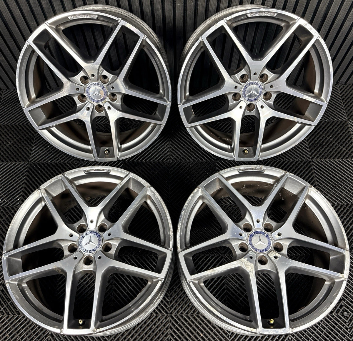 19'' Mercedes AMG GLC Grey DC Sport Alloy Wheels 5X112 Genuine A2534011800