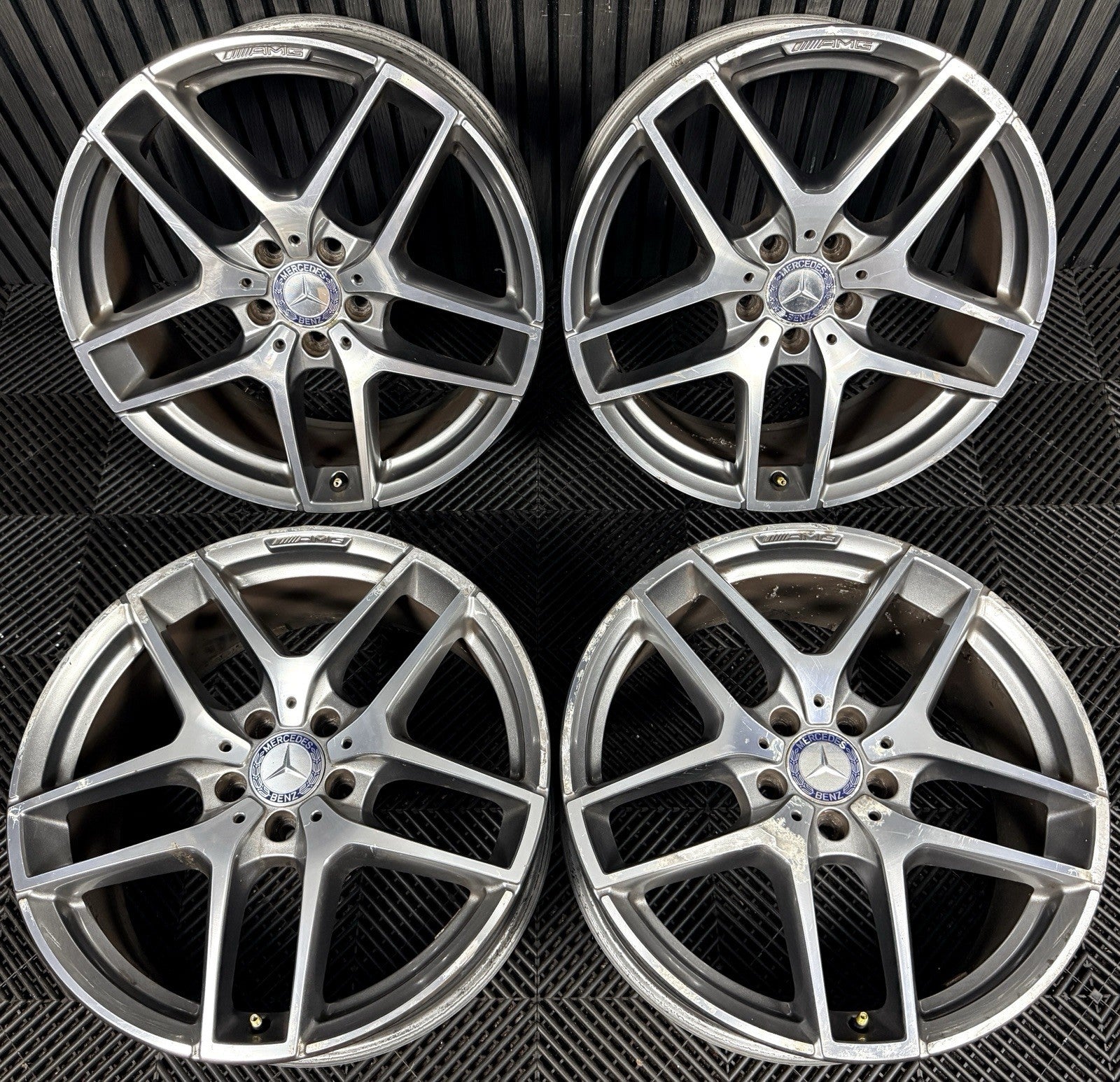 19'' Mercedes AMG GLC Grey DC Sport Alloy Wheels 5X112 Genuine A2534011800