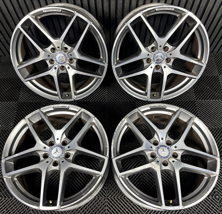 19'' Mercedes AMG GLC Grey DC Sport Alloy Wheels 5X112 Genuine A2534011800