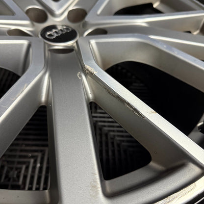 20'' GENUINE AUDI S6 A6 S LINE BLACK EDITION C8 ALLOYS WHEELS TYRES 4K0601025AB