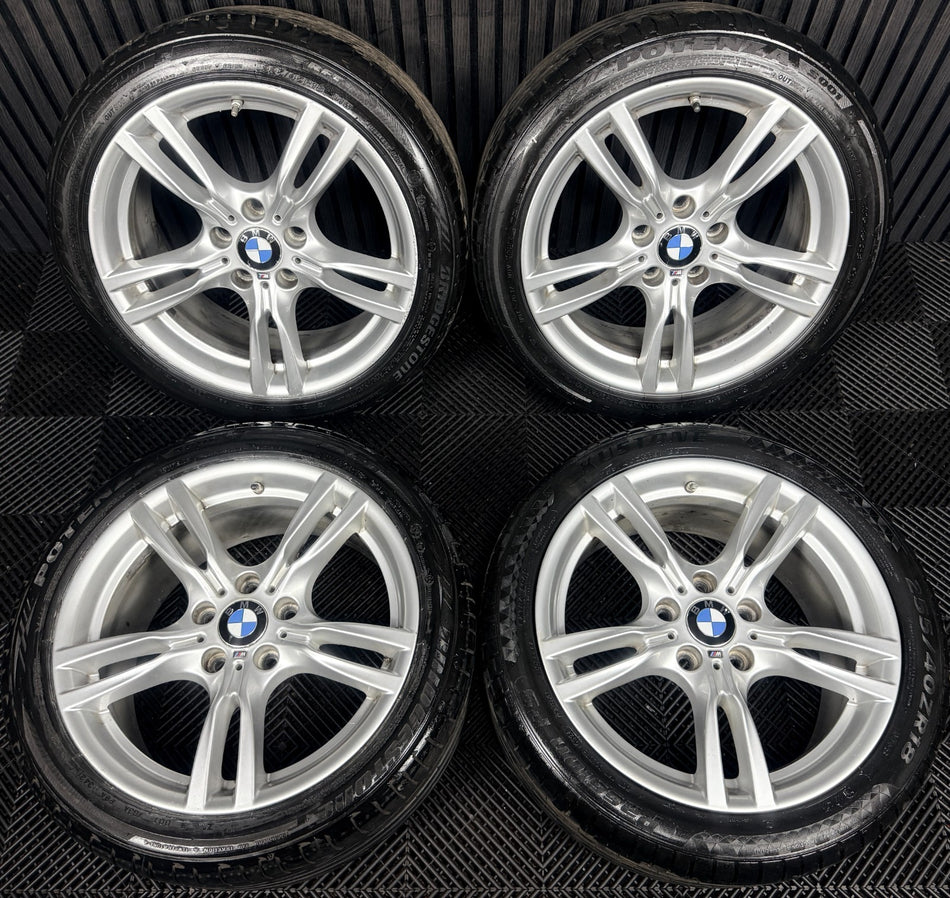 18" Bmw 3 Series 400 M Sport F30 F31 F32 F36 E90 E92 Alloy Tyres Wheels Genuine