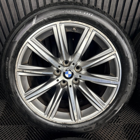 18" Bmw 5 Series 4 684 Grey Dc Sport G30 G31 Alloy Wheel Tyres 6874440 Genuine