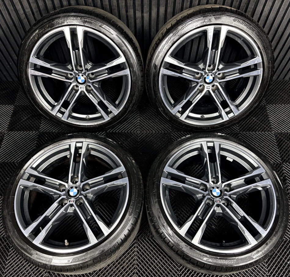 18'' BMW 1 Series 819 Grey M Sport 2 F40 F44 Alloy Wheels Tyres 8092352 Genuine