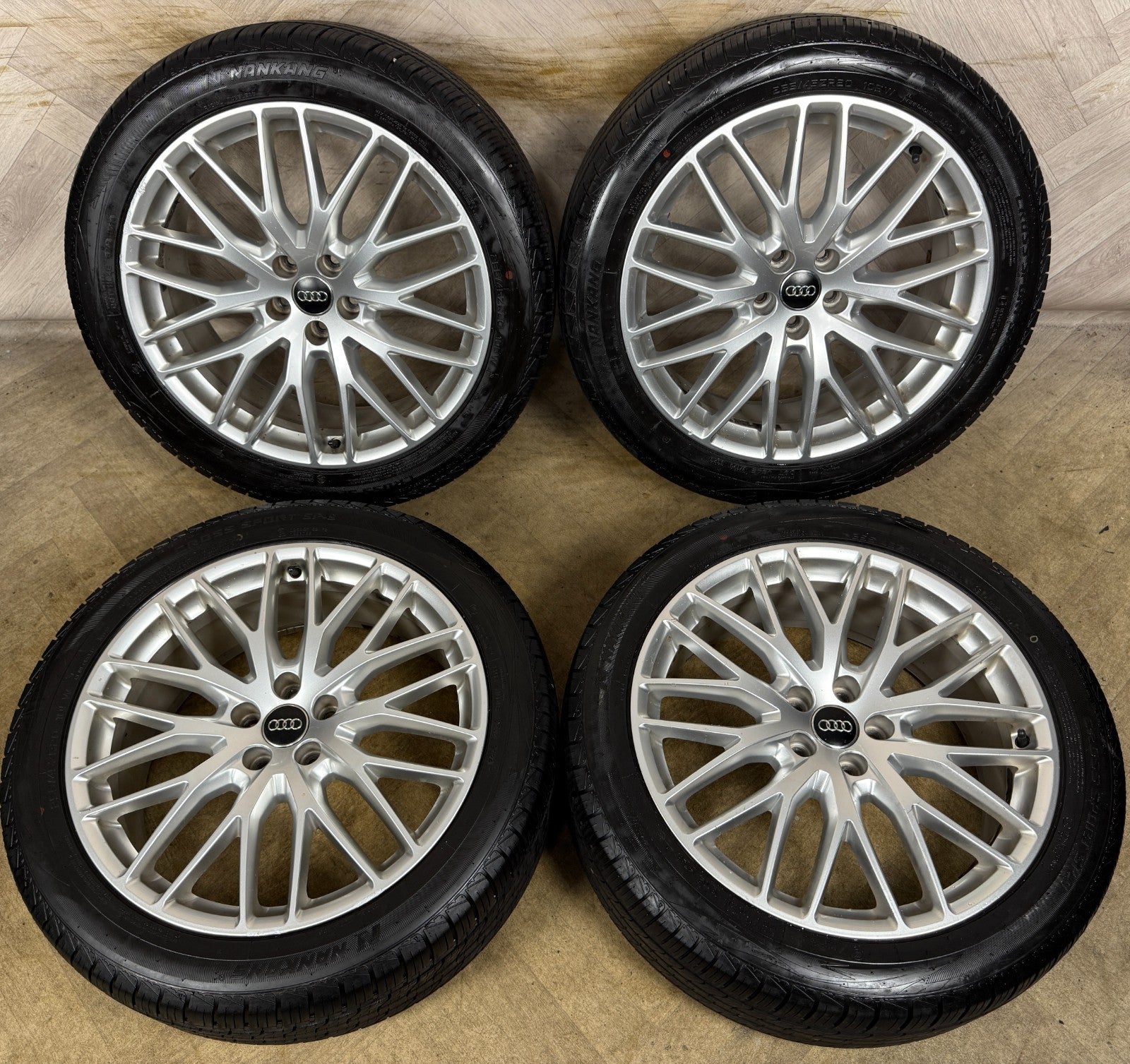 20'' GENUINE AUDI Q5 SQ5 MULTISPOKE S LINE TYRES ALLOY WHEELS 80A601025AB