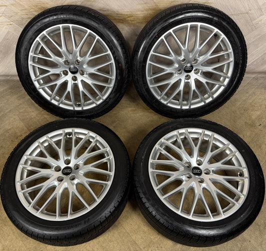 20'' GENUINE AUDI Q5 SQ5 MULTISPOKE S LINE TYRES ALLOY WHEELS 80A601025AB