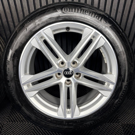 19'' Audi Q5 5 Double Spoke S Line Alloy Wheels Tyres 5X112 80A601025G Genuine