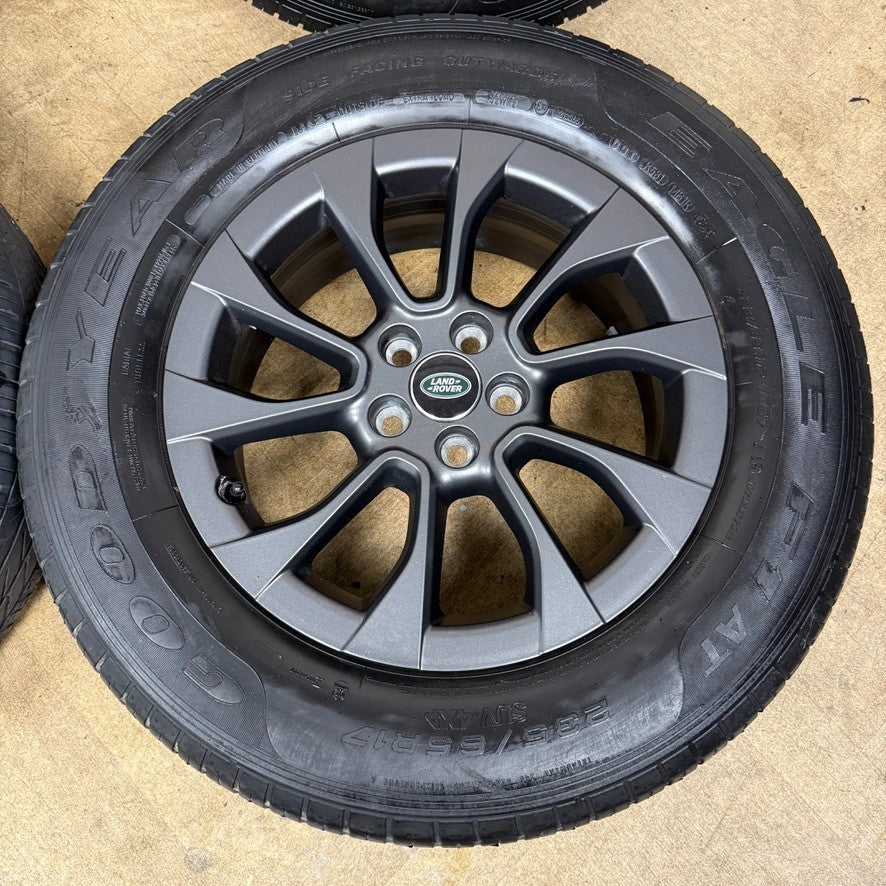 17'' GENUINE RANGE ROVER EVOQUE GREY LAND DISCOVERY SPORT ALLOY WHEELS TYRES