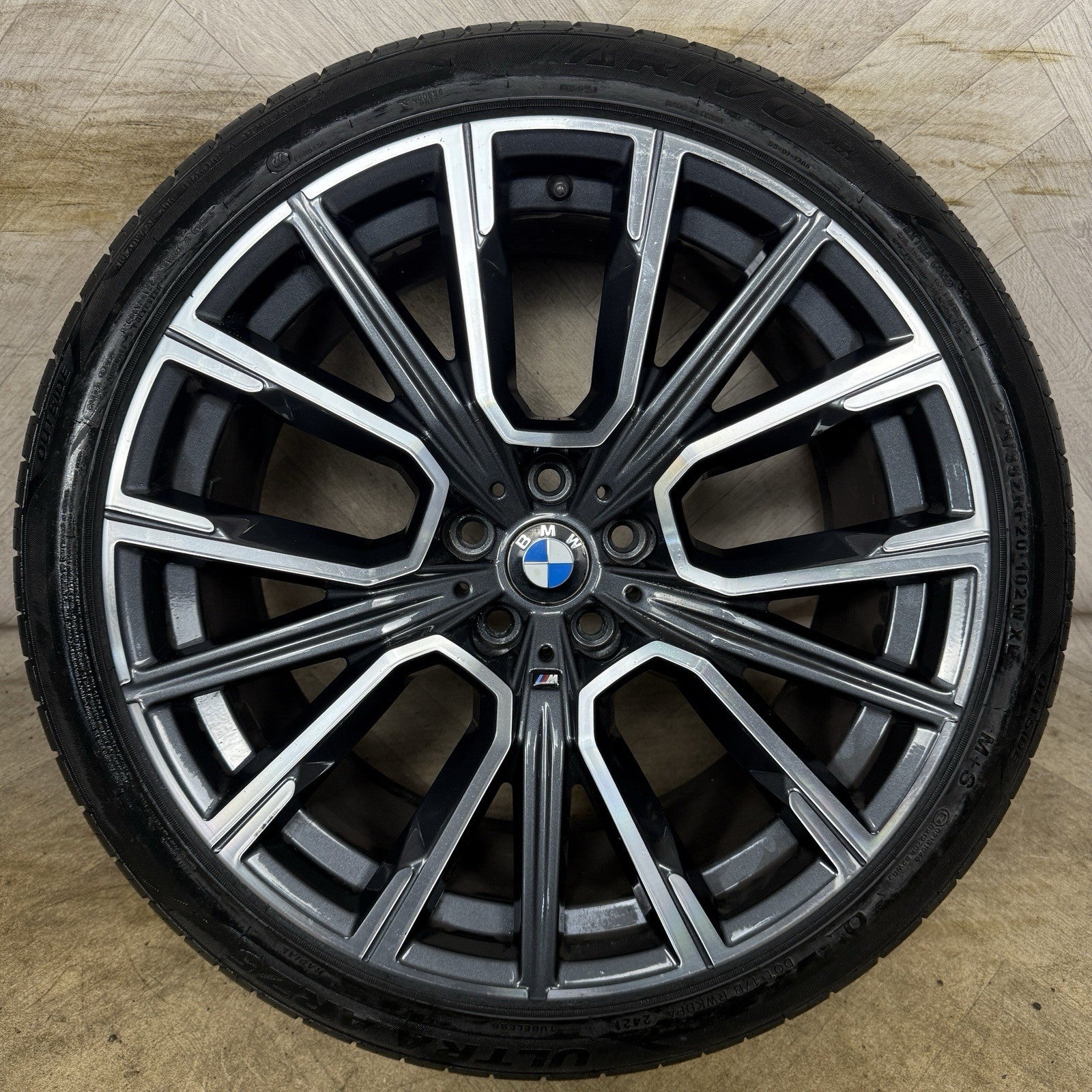 1X 20'' GENUINE BMW 7 SERIES 817M G11 G12 6 GT G32 8090097 ALLOY WHEEL REAR