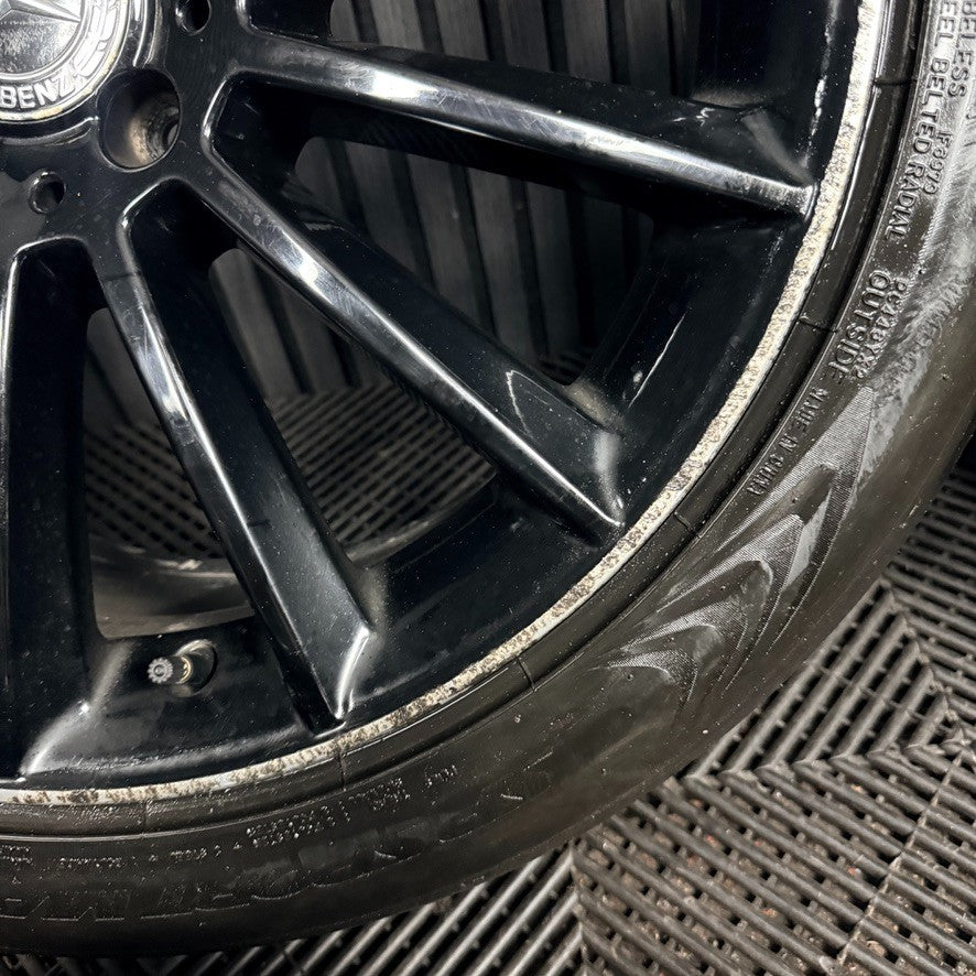 19'' AMG Mercedes GLA Black Multispoke Wheels Tyres Alloys A1564012800 Genuine