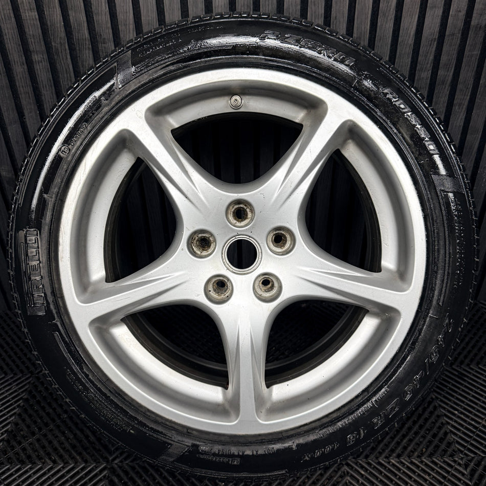 1X 18'' Ferrari 612 Scaglietti Alloy Wheel 5 Spoke Single Front 194186 Genuine