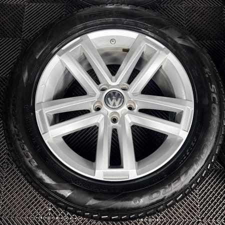 19" VW Amarok Cantera Silver Alloy Wheels Tyres Alloys 2H0601025AD Genuine