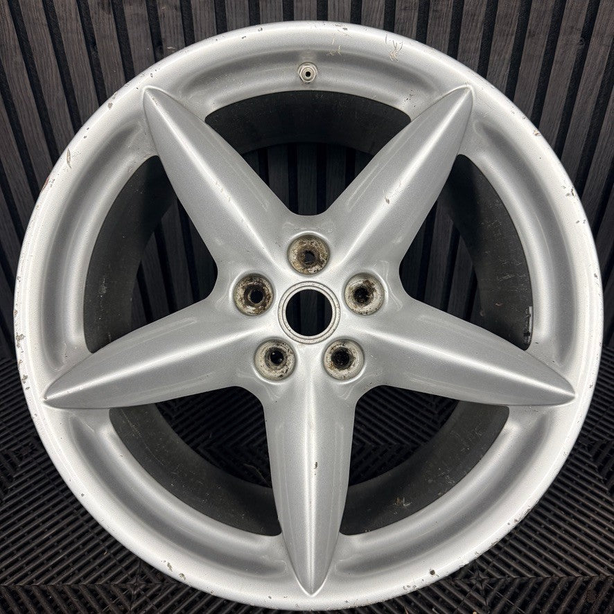 1X 18'' Ferrari 360 Modena Spider Alloy Wheel 5 Spoke Rear Single 164175 Genuine