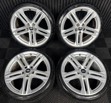 19'' Audi A3 A4 S Line Wheels Alloys Tyres 80A601025G Genuine