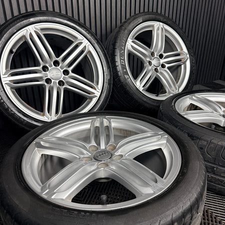 19'' Audi Q3 S Line 5 Triple Segment Wheels Tyres Alloys 8U0601025AC Genuine