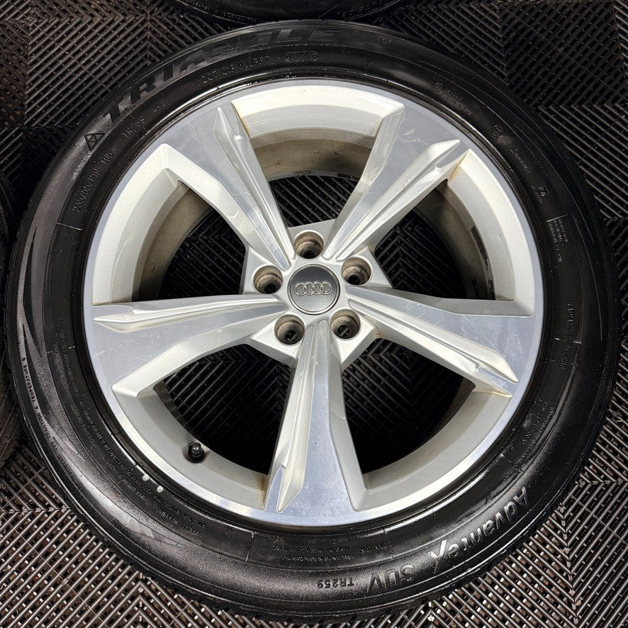 19" Audi Q5 5 Spoke S Line Alloy Wheels Tyres 5X112 Speedline 80A601025E Genuine
