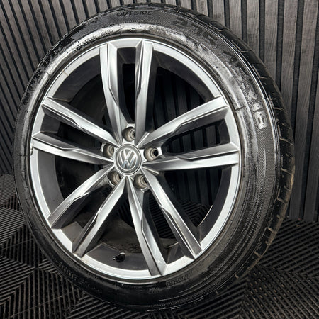 1X 18'' VW Passat R Line B8 Dartford GT GTE Alloy Wheel Tyre 3G0601025K Genuine