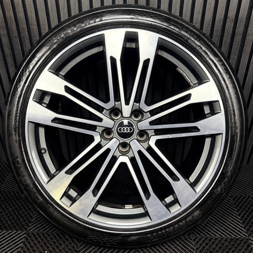 1X 21'' Audi SQ5 Q5 Alloy Wheel Tyre 8.5J ET34 Single Spare 80A601025AC Genuine