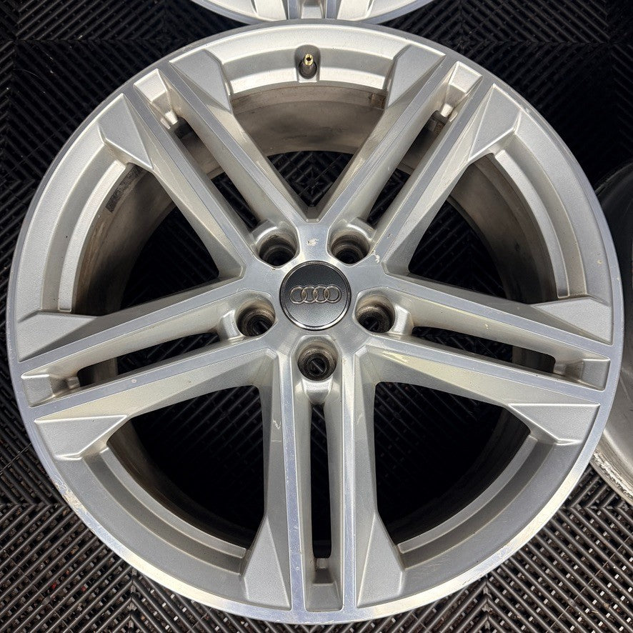 19'' Audi Q5 5 Double Spoke S Line Alloy Wheels 5X112 80A601025G Genuine
