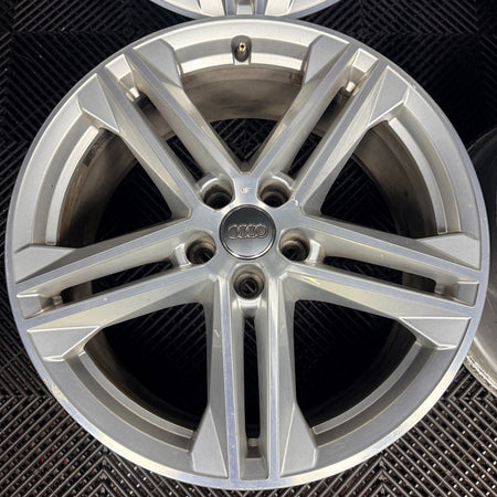 19'' Audi Q5 5 Double Spoke S Line Alloy Wheels 5X112 80A601025G Genuine