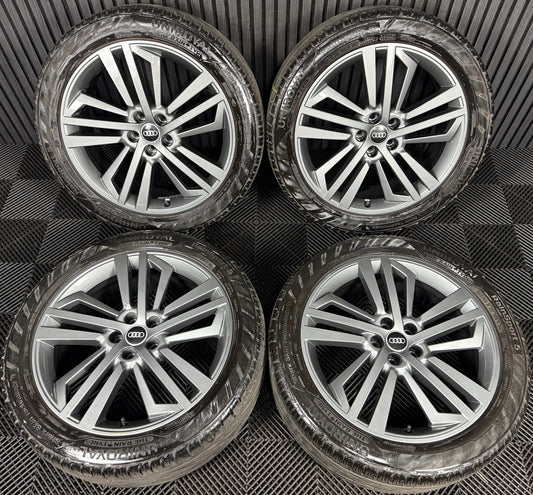 20'' GENUINE AUDI Q5 5 TRIPLE SPOKE GREY SQ5 S LINE WHEEL TYRES ALLOY 80A601025F
