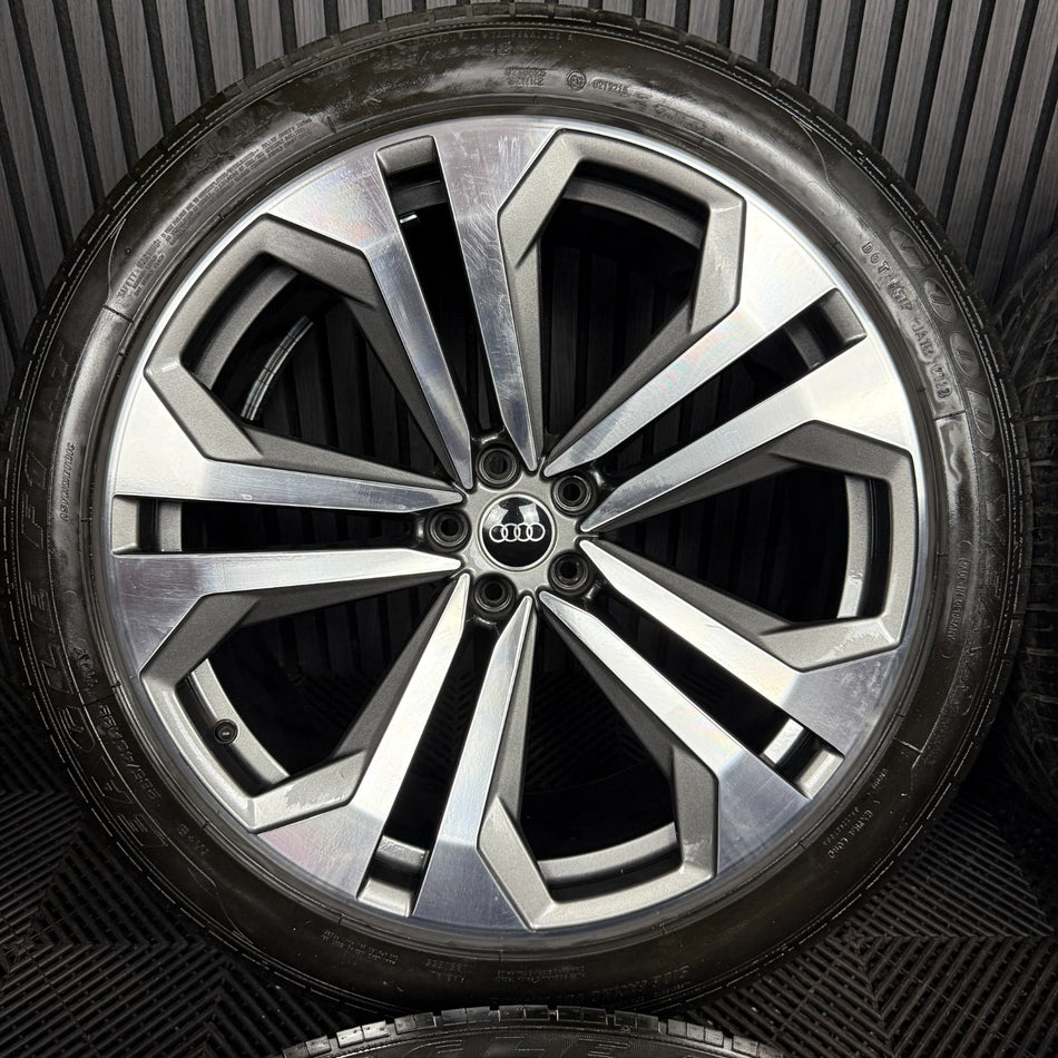 22'' GENUINE AUDI SQ8 Q8 S LINE 4M ALLOY WHEELS ALLOYS TYRES 4M8601025K