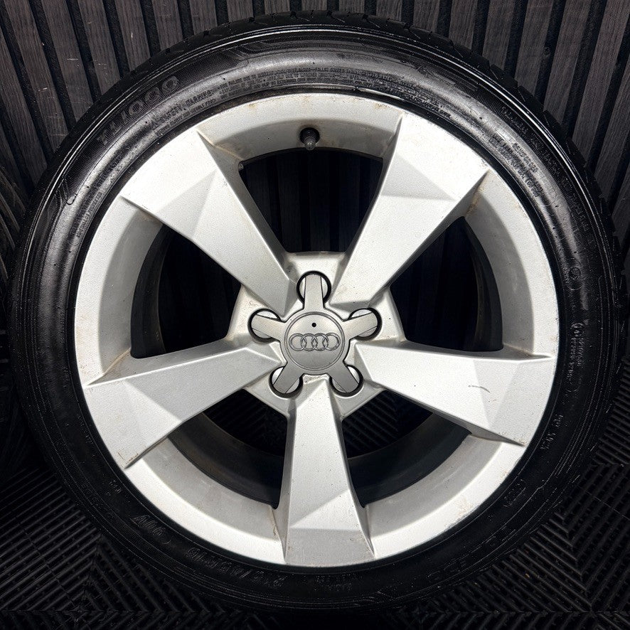 16'' Audi A1 5 Spoke Alloy Wheels Alloys Tyres Genuine 8XA601025A