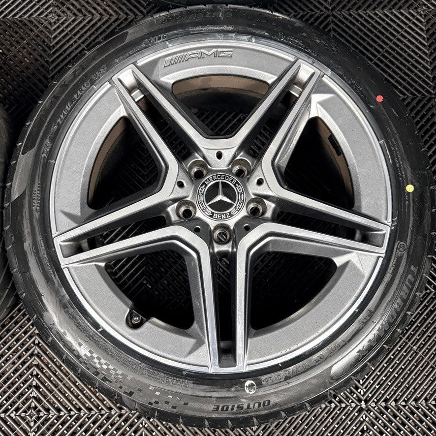 18'' Mercedes Amg A Class Cla B Alloy Wheels Tyres Alloys W177 Genuine