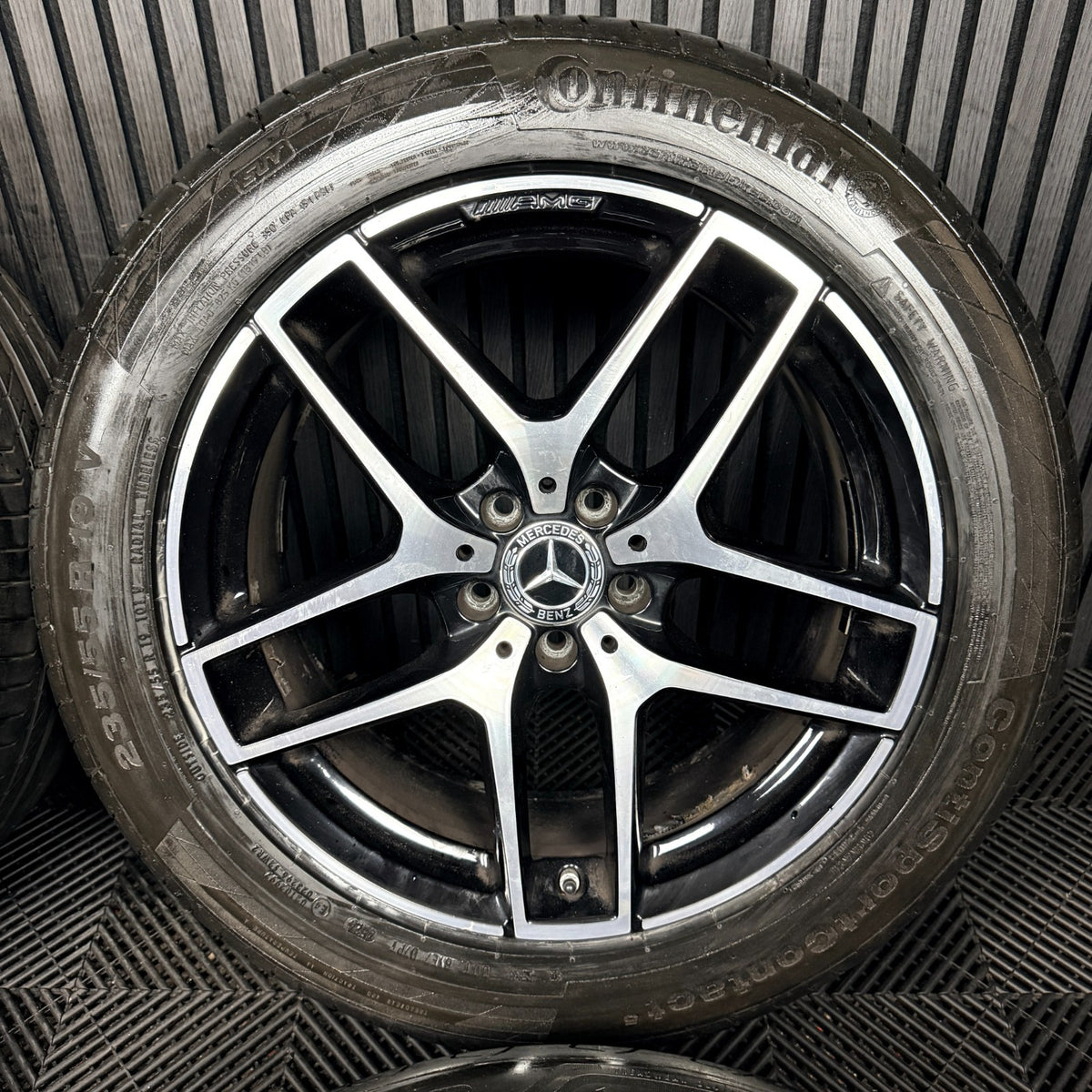 19'' Mercedes AMG GLC Black DC Sport Alloy Wheels Tyres Genuine A2534011800