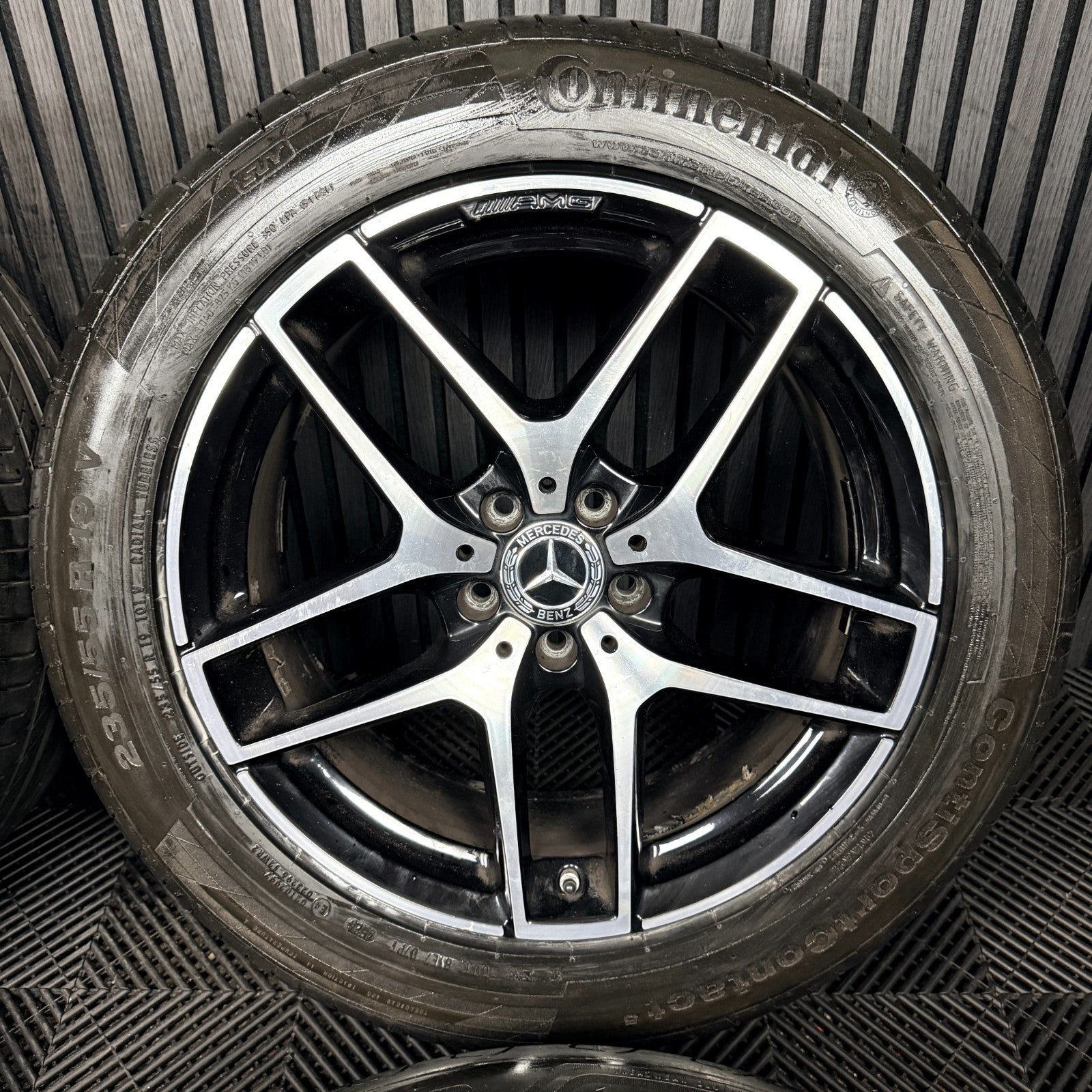 19'' Mercedes AMG GLC Black DC Sport Alloy Wheels Tyres Genuine A2534011800