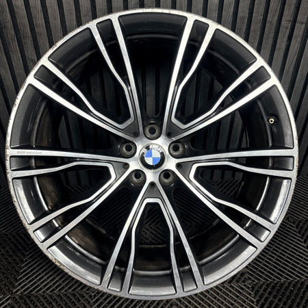 1X 21'' BMW X3 X4 G01 G02 726 M Sport Alloy Wheel Front 8043670 Genuine